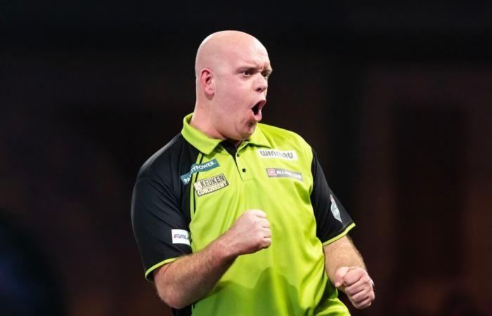 Van Gerwen relishes Dobey duel at Alexandra Palace