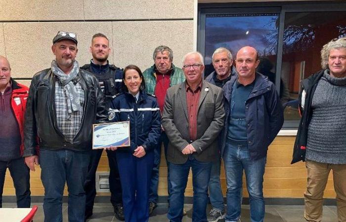 Diplomas awarded by the Friends of the Gendarmerie