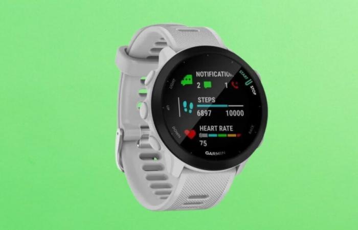 No need to search, this sports connected watch from the Garmin brand is less than 150 euros