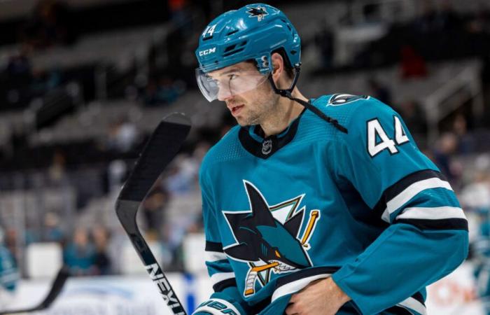 Sharks: A first match this season for Vlasic