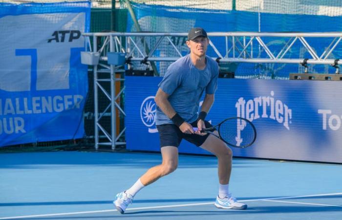 the indestructible Colin Sinclair once again in the doubles final!