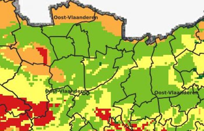 New map shows: one Ghent region is at risk of subsidence of houses (Ghent)