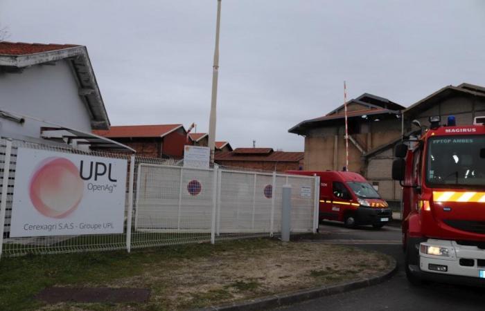 Near Bordeaux, a fire affects the Cerexagri factory, classified Seveso