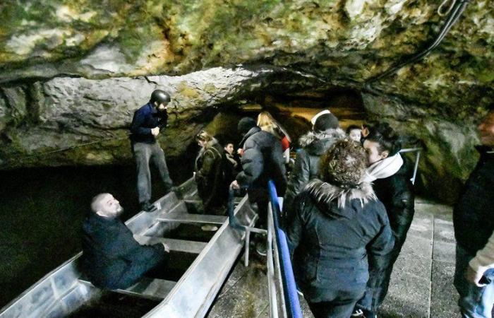 They decided to spend their New Year’s Day underground in Labouiche