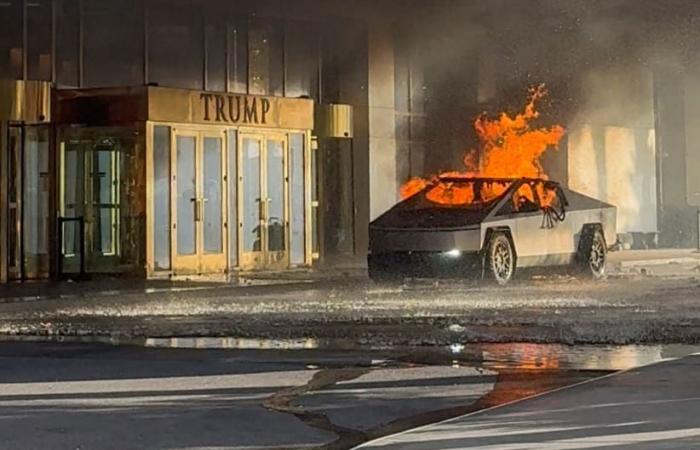 Deadly Tesla Cybertruck Explosions Outside Trump Hotel