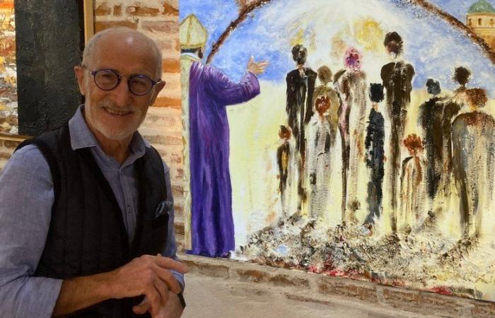 Elie Beniflah exhibits in Saint-Sernin: “In this painting, I also describe a little of my story”