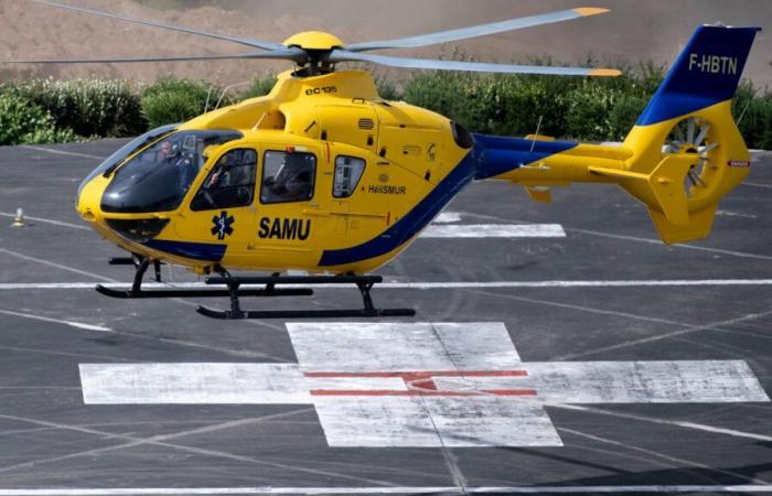 three injured including one serious in an accident on the A13, a young woman airlifted to hospital