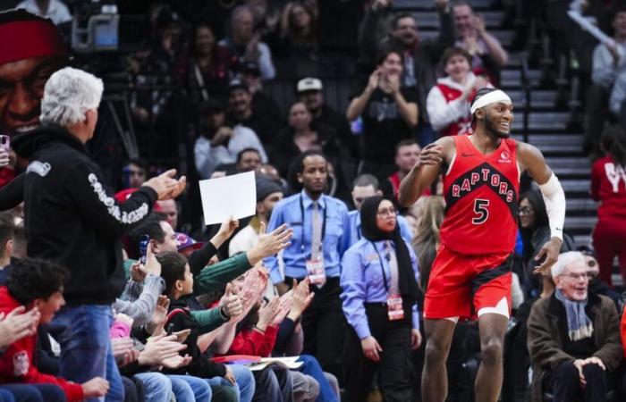 Raptors end losing streak as Immanuel Quickley returns to lineup