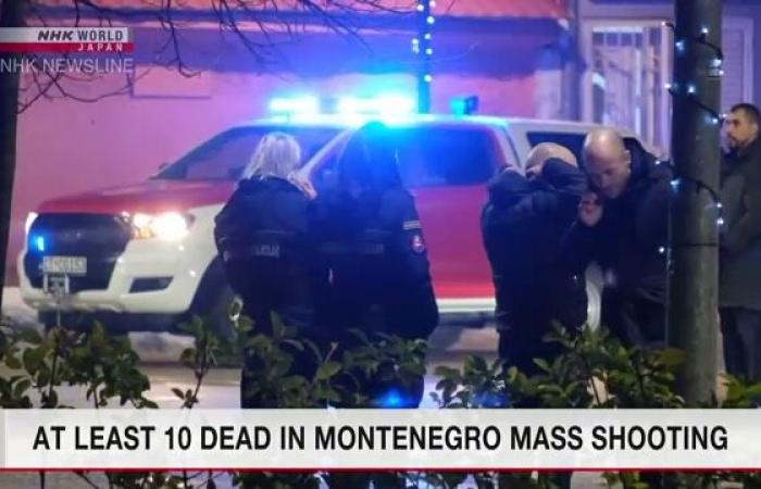 Mass shooting in Montenegro leaves 10 dead, including 2 children