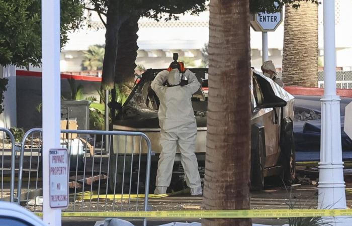 VIDEO. Spectacular images of the explosion of a Tesla Cybertruck in front of the Trump hotel in Las Vegas