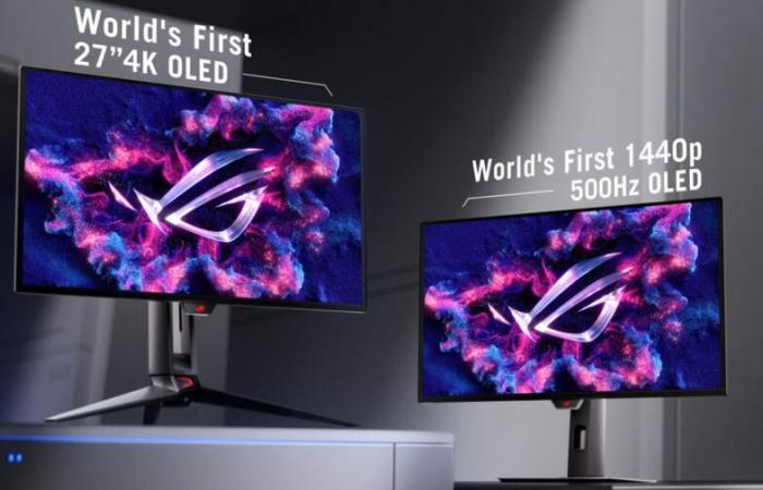 JVMag – ASUS ROG unveils two screens, one at 500Hz!