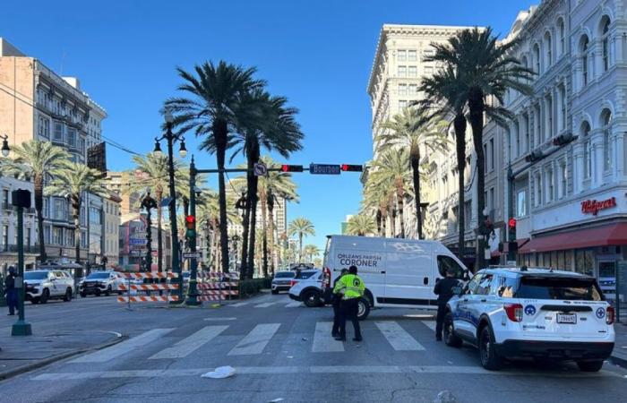 USA-Ten dead in car-ramming attack in New Orleans – 01/01/2025 at 9:25 p.m.