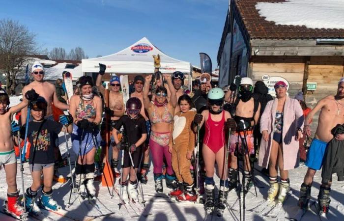 Metabief. For seven years, the “frosted” have perpetuated their traditional ski descent on January 1st