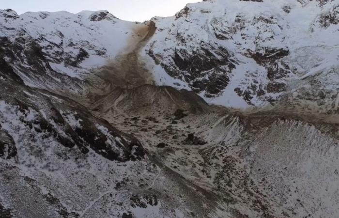 Landslide on Monte Rosa, the area continues to be unstable