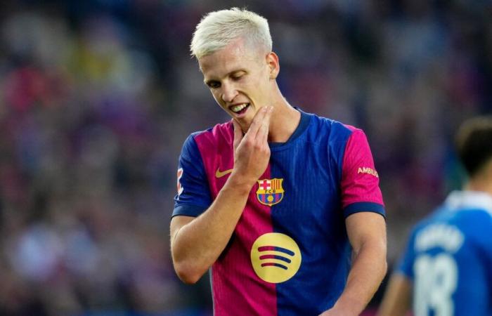 the big concern of Dani Olmo, affected after being unregistered in La Liga