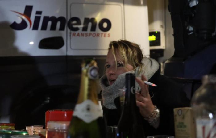 New Year's Eve with truck drivers in Payré in Vienne: the parking lot of the forgotten