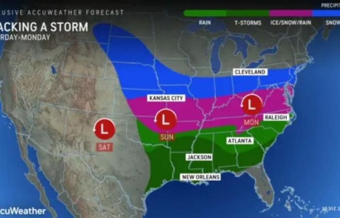 N.Y. weather: Here’s latest track of winter storm which could bring snow to NYC