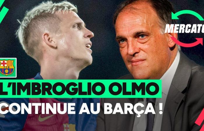 officially deregistered by La Liga… the Olmo imbroglio continues at Barça!