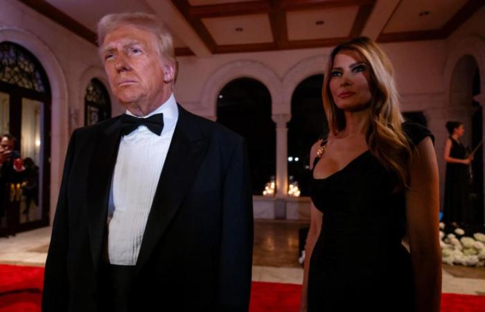 Melania Trump Wears Draped Versace Gown for Mar-a-Lago New Year’s Eve Party