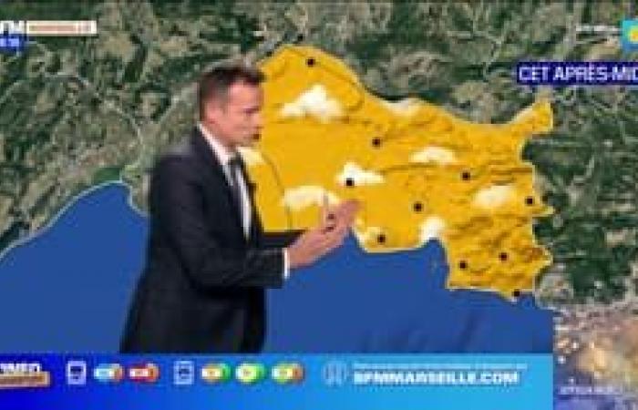 cloudy morning with sunny spells in the afternoon