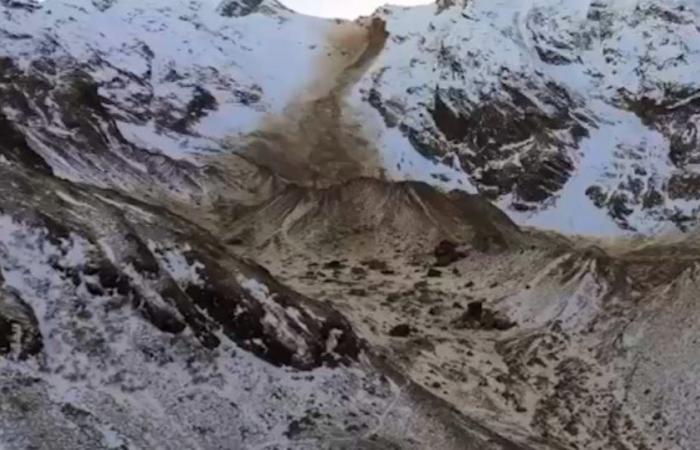 Disaster zone: Huge landslide at Monte Rosa: video shows devastation