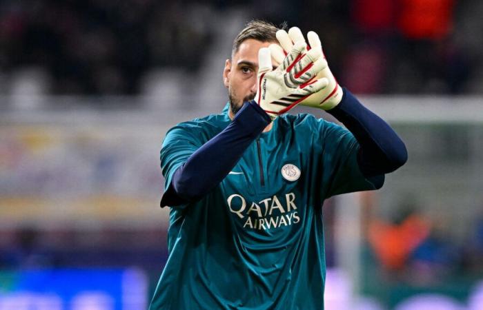 PSG: images of Donnarumma 15 days after his serious facial injury