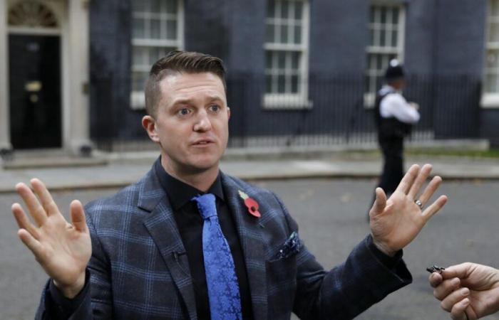 Who is the British far-right activist Tommy Robinson, supported by Elon Musk?