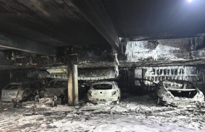 Neuhausen SH: Fire rages in the underground car park