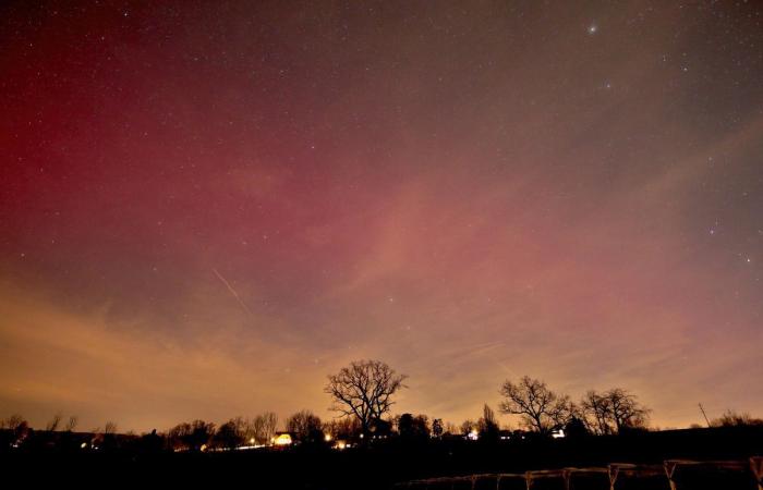 Vaud: Northern Lights lit up the sky on the first day of the year