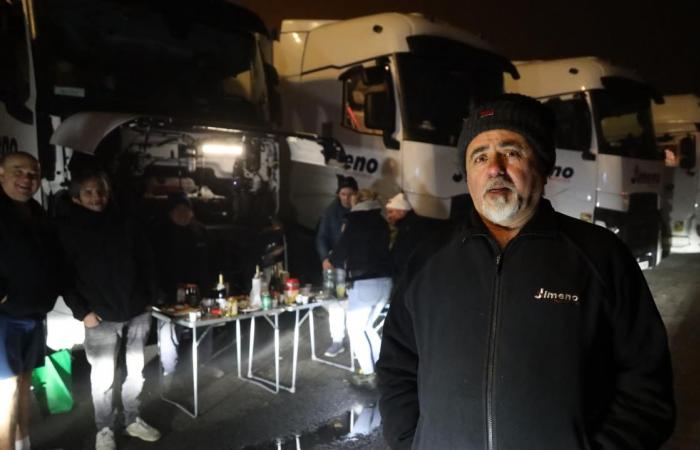 New Year's Eve with truck drivers in Payré in Vienne: the parking lot of the forgotten