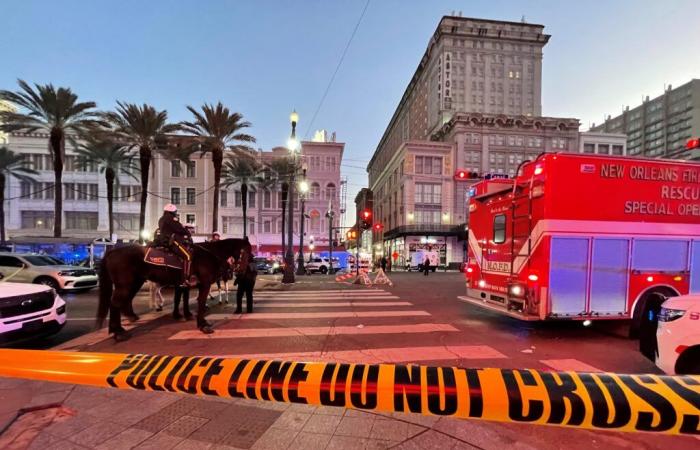 Car attack: 15 dead and 30 injured in New Orleans