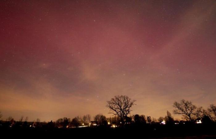 Vaud: Northern Lights lit up the sky on the first day of the year