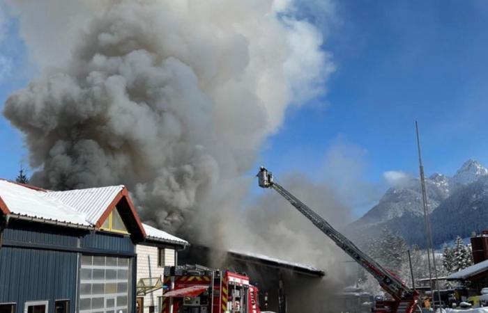 Fire broke out in Château-d’Oex (VD)