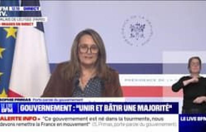 “We must move away from postures and red lines” to respond to the demands of the French, says Sophie Primas, government spokesperson