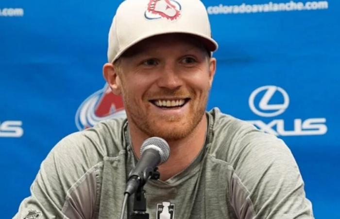 Gabriel Landeskog is finally back in training with his teammates