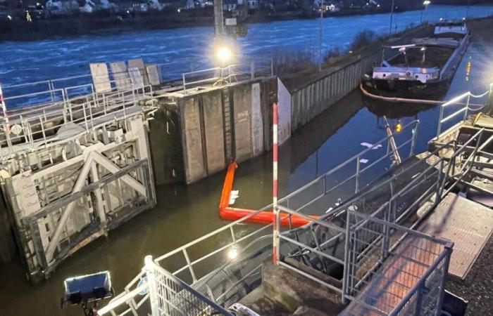 The work at the Müden lock is on schedule: will it be back in service within a month?