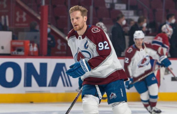 A very encouraging day for Gabriel Landeskog