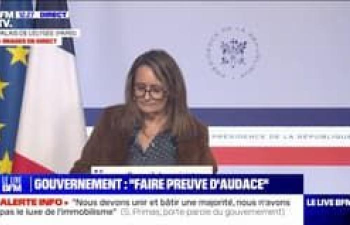 “We must move away from postures and red lines” to respond to the demands of the French, says Sophie Primas, government spokesperson