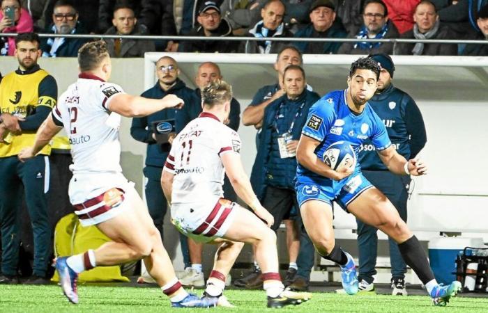 Crossings, successful tackles, points per match… which RC Vannes players stood out during the first leg of the Top 14?