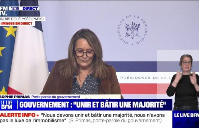 “We must move away from postures and red lines” to respond to the demands of the French, says Sophie Primas, government spokesperson