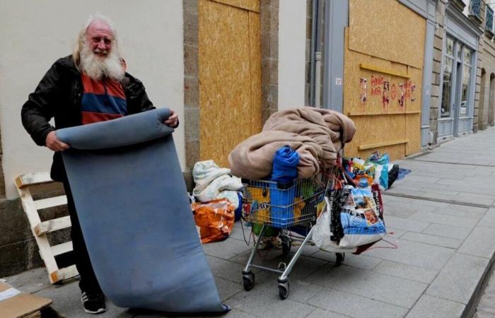 a film about Jean-Pierre, homeless in Rennes, soon to be screened at the Arvor cinema