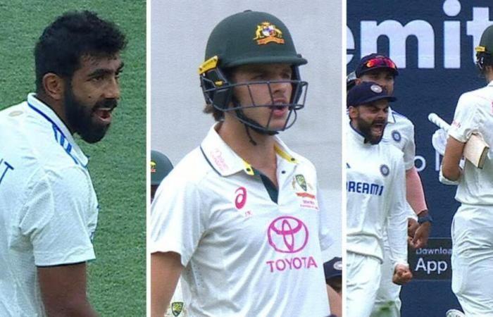 Live Updates & Day One Blog, Scott Boland 4 Wickets, Sam Konstas First Four Balls, Jasprit Bumrah Faces Konstas, Weather, Sydney Rain, Scorecard