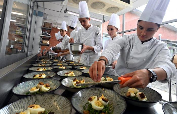 Students from the Lycée hôtelier de Toulouse will test street-food catering at the Cartoucherie