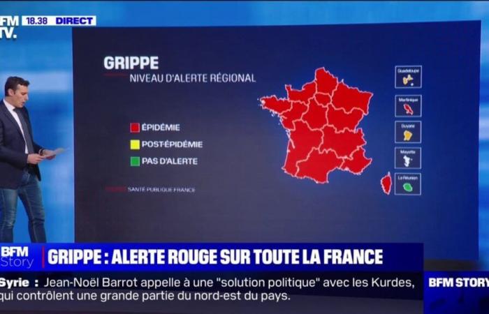 red alert throughout France