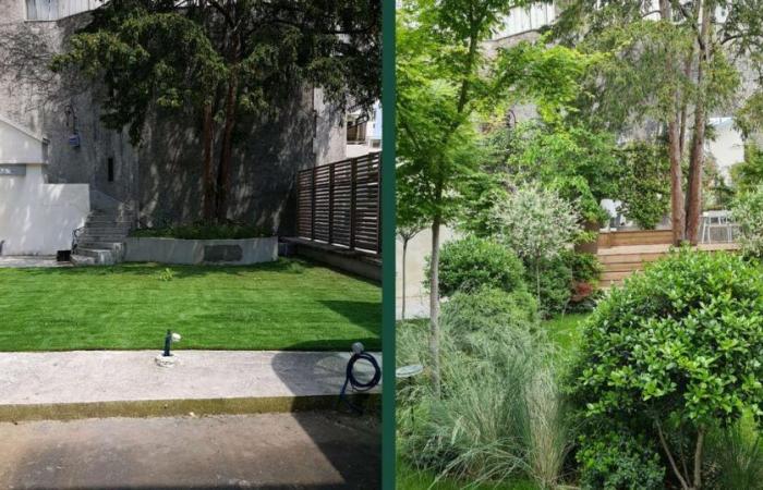 how a desolate garden in Paris became a dream of greenery