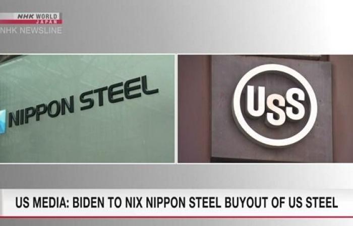 Joe Biden is preparing to block the takeover of US Steel by Nippon Steel, according to several US media