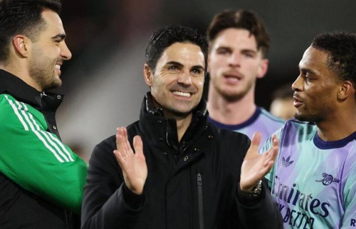 “We were the best team in the championship,” says Arsenal manager Mikel Arteta