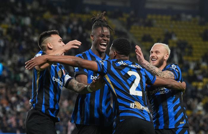 Super Cup, cannibal Inter doesn’t give up anything. And Gasp gives up