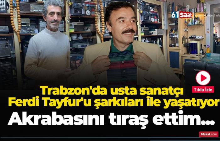 In Trabzon, the master artist keeps Ferdi Tayfur alive with his songs