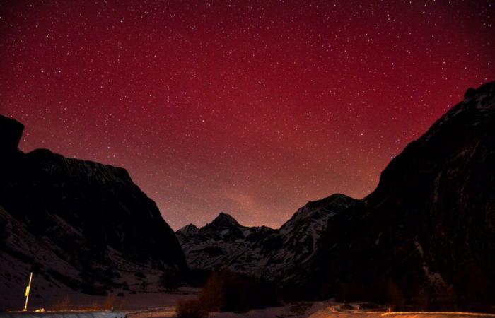 Aurora Borealis seen over Central Europe